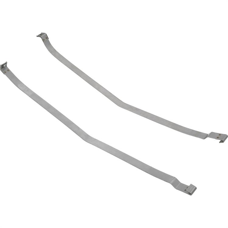 1975-77 Corvette Fuel Tank Straps - Stainless Steel