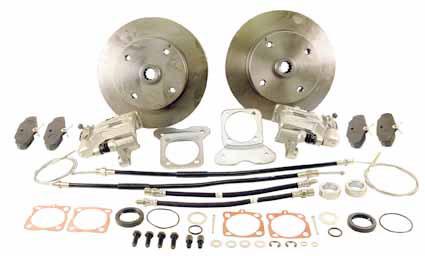 Brake Kit Rear with Handbroms, 4x130