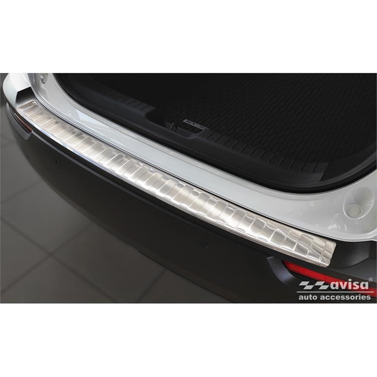 RVS Achterbumperprotector passend voor Mazda MX-30 2020- 'Ribs'