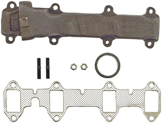 Exhaust Manifold, OEM Replacement, Cast Iron, Natural, Ford, Ford, Big Block FE, Passenger Side, Each