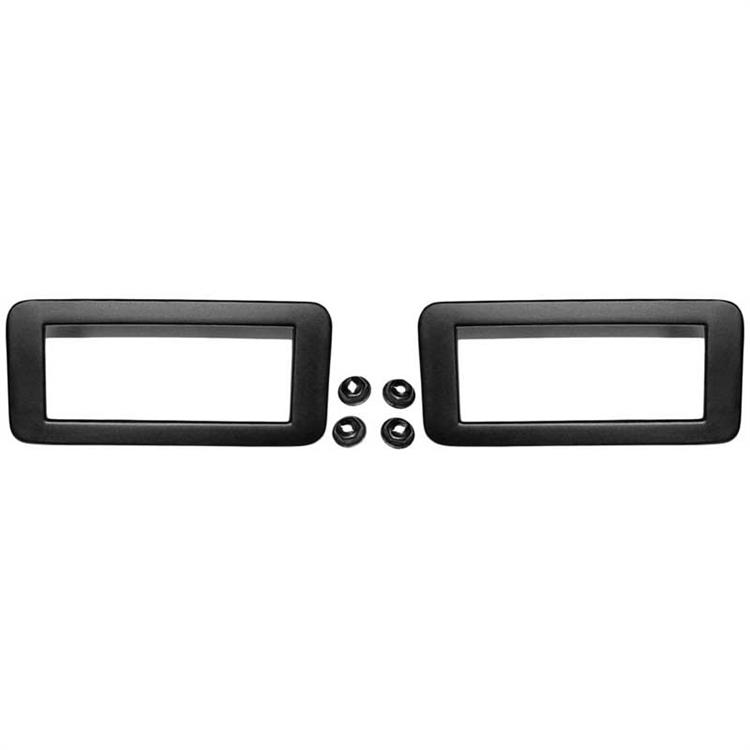 Rear Side Marker Lamp Bezel Set; Pair