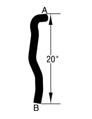 Curved Radiator Hose