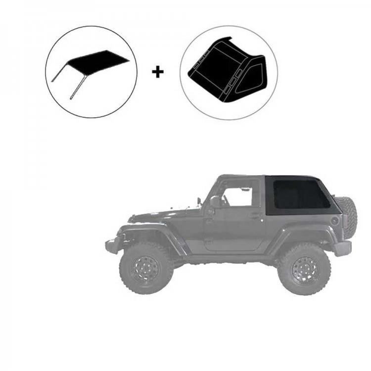 Complete roof cover Fastback Bowless Suntop, 2-door