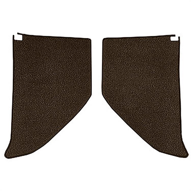 1964-66 Chevrolet/GMC Truck	 Carpet Kick Panel Inserts	 w/o Cardboard Backing	 Loop	 Dark Brown