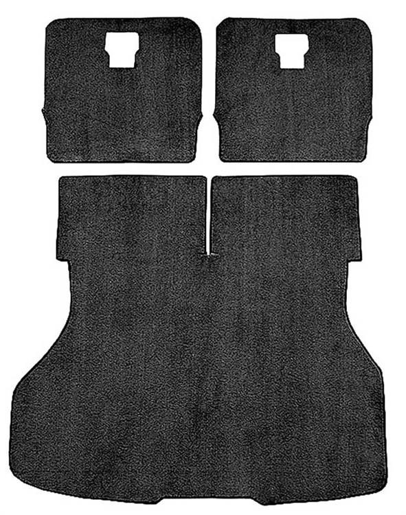 1983-86 Mustang Rear Cargo Area Cut Pile Carpet With Mass Backing - Graphite