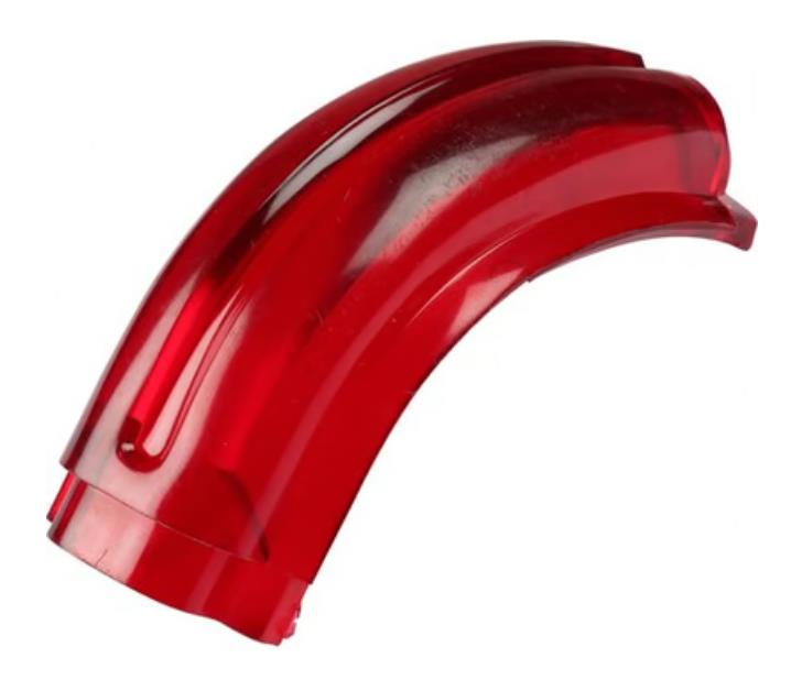 Lens for tail light, red, left/right