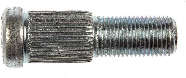 1/2-20 Serrated Wheel Stud - .620 In. Knurl, 1-13/16 In. Length