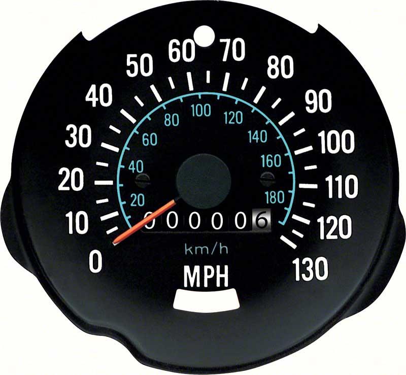 hastighetsmätare standard 130 MPH