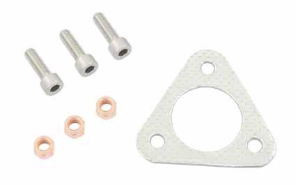 Exhaust Gasket Triangular with Mounting Kit