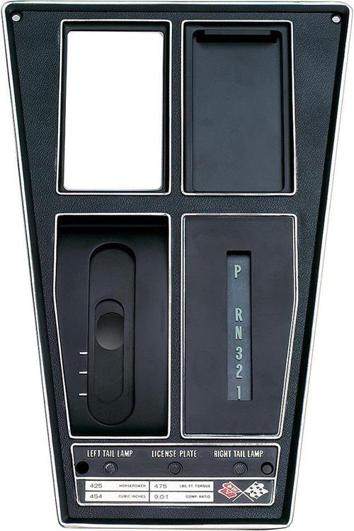 Shifter Console Trim Plate For Cars With Automatic Transmission And Air Conditioning