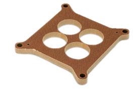 Carburetor Spacer, Phenolic, 0.5", 4-Hole, Square Bore