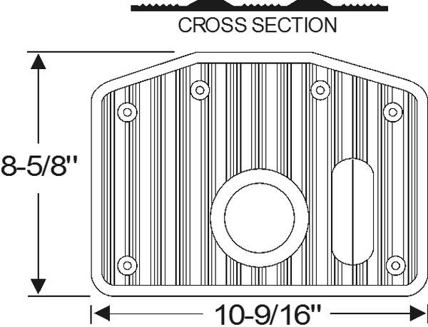 Gearshift floorplate