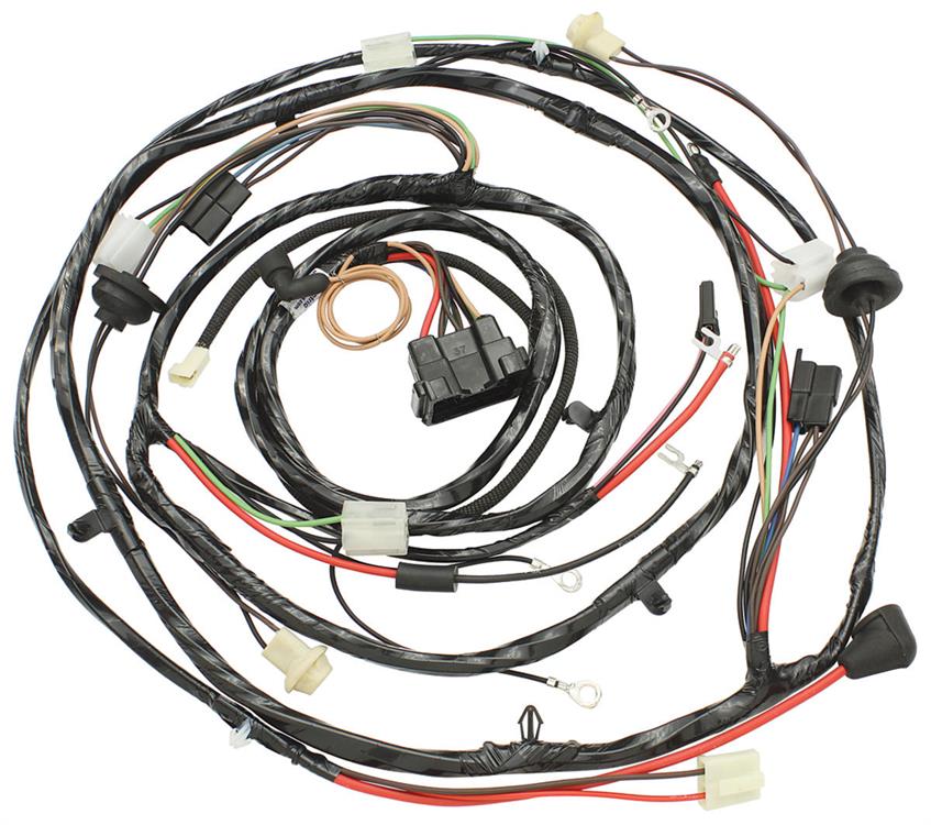 Wiring Harness, Forward Lamp, 1970 Chev/El Cam, V8/Warn.Lights/AC/Pass.Int.Alt.