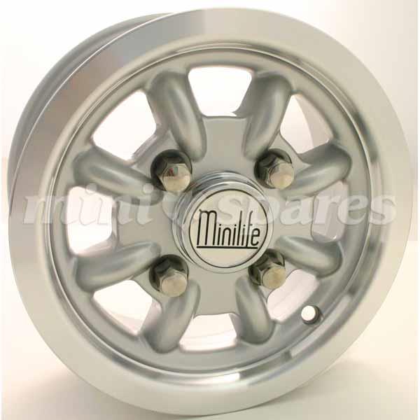 Wheel Minilife 4,5x10 Diamond Cut Silver