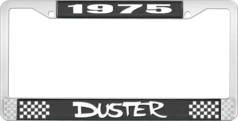 1975 DUSTER PLATE FRAME - BLACK