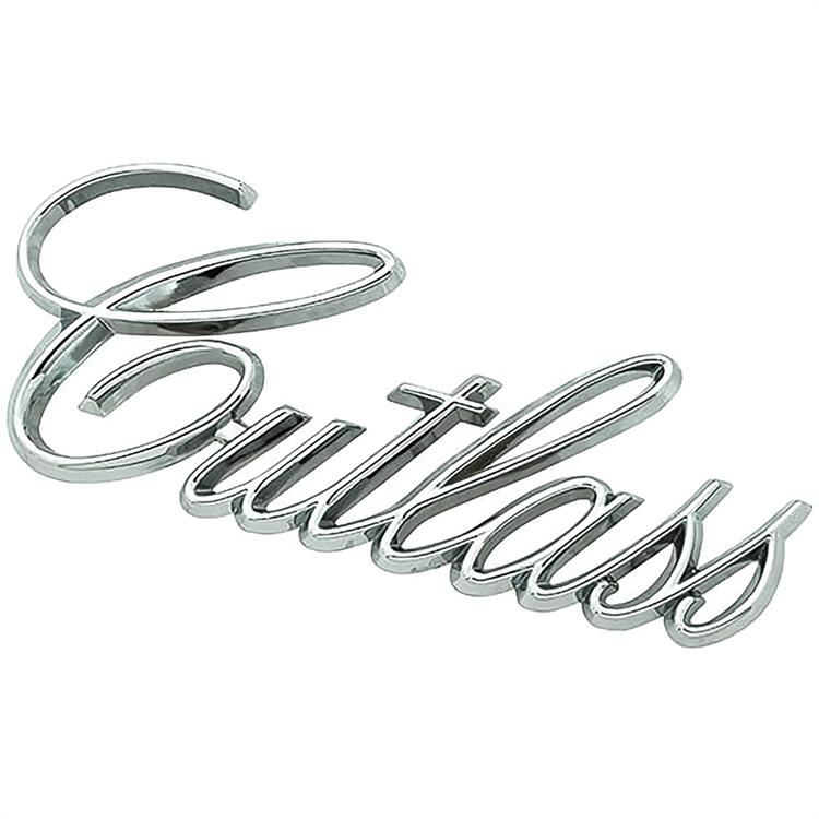 1971-77 Oldsmobile Cutlass; Fender Emblem; Cutlass Script