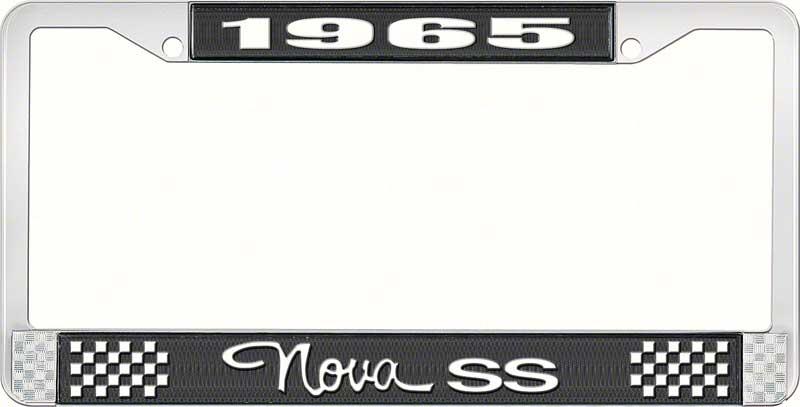 nummerplåtshållare, 1965 NOVA SS STYLE 3 svart