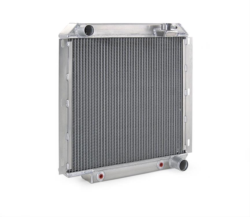 Natural Finish Downflow Radiator for Toyota w/Auto Trans