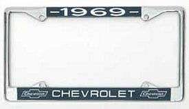 License Plate Frame,Chrm,1969