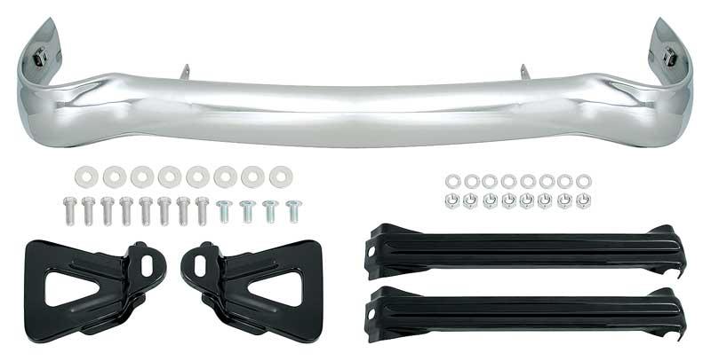 1955 Chevrolet Front 1 Piece Smoothie Bumper With Brackets