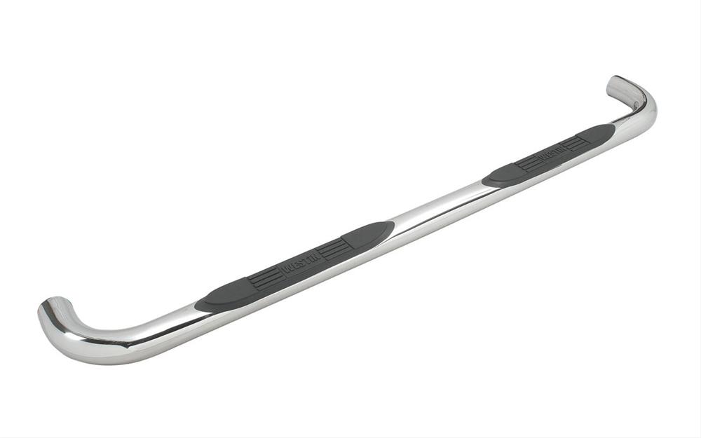 Step Bars, Nerf Bars, E-Series, Stainless Steel, Polished, 3 in. Diameter,