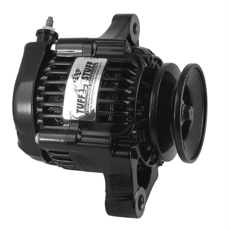 alternator / generator, 45A, 12 volt, Black powdercoated, remanufactured