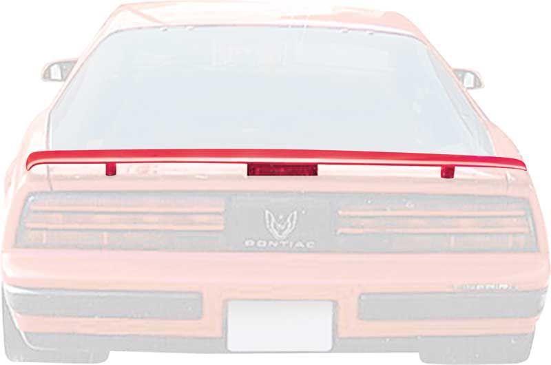 1986-88 TRANS-AM/FIREBIRD/FORMULA PEDESTAL REAR DECK SPOILER W/THIRD BRAKE LIGHT