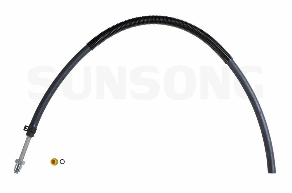 Power Steering Hoses and Lines, Return Line Assembly, Synthetic Rubber, Natural