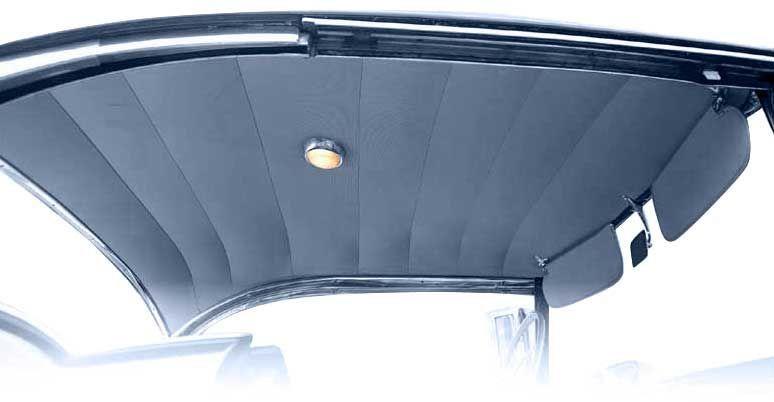 Reproduction Woven Cloth Headliner blue