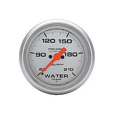vattentempmätare, 52mm, 60-210 °F, elektrisk