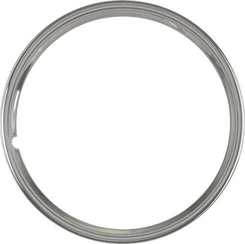 Wheel Trim Ring, Smooth Stainless Steel, 16"