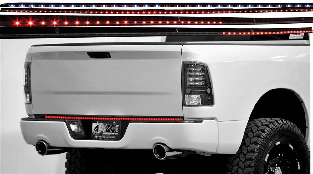 Tailgate Light Bar, LED, 6-function, Amber Lens, 49.00 in. Length