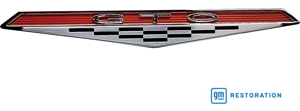 emblem instrumentbräda "GTO"