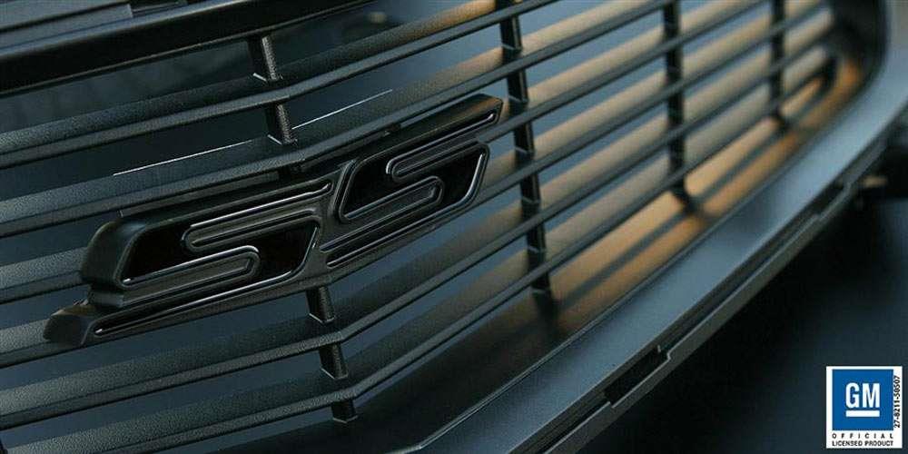 Grille Emblem,blk/blk,10-13