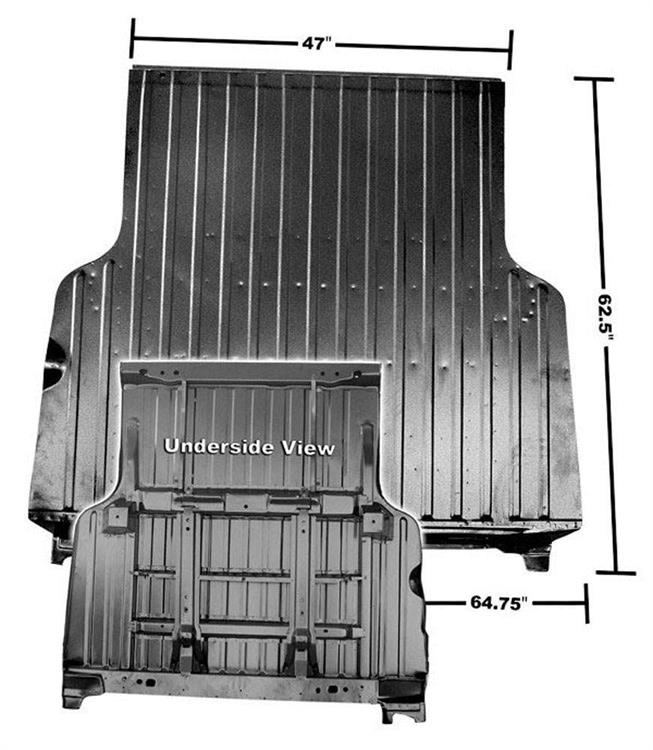 Bed Floor Panel, With End Panel