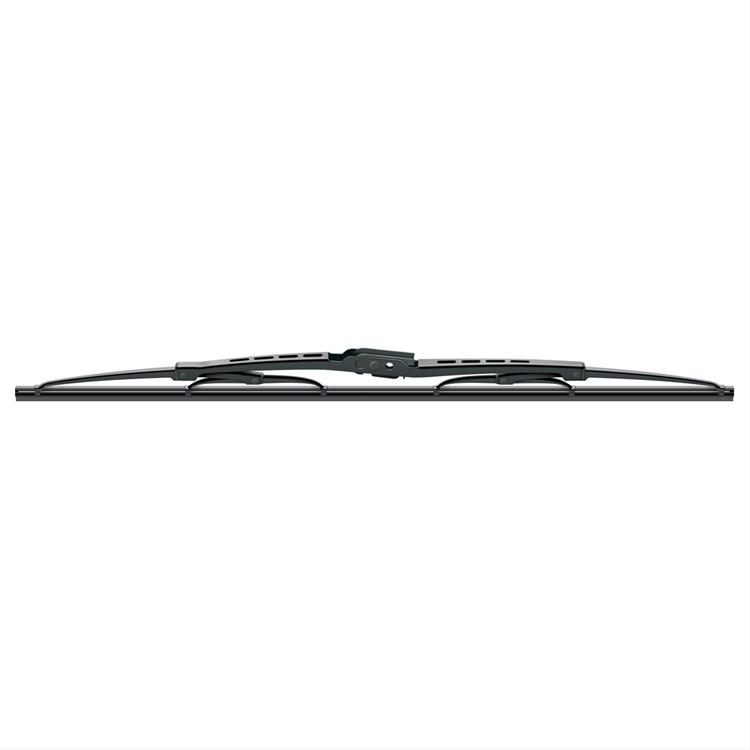 Windshield Wiper Blade, Classic, Steel Frame, Rubber Blade, Black, 18 in. Length