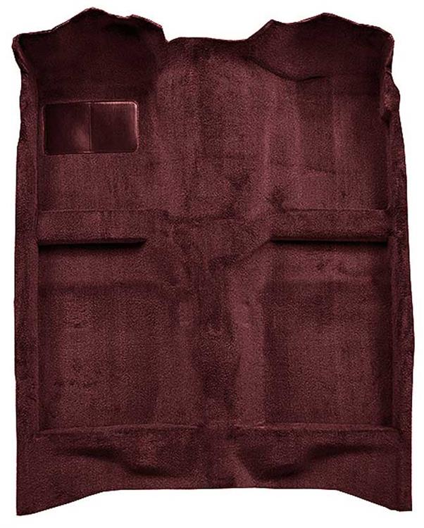1982-93 Mustang Coupe/Hatchback Passenger Area Cut Pile Carpet with Mass Backing - Maroon