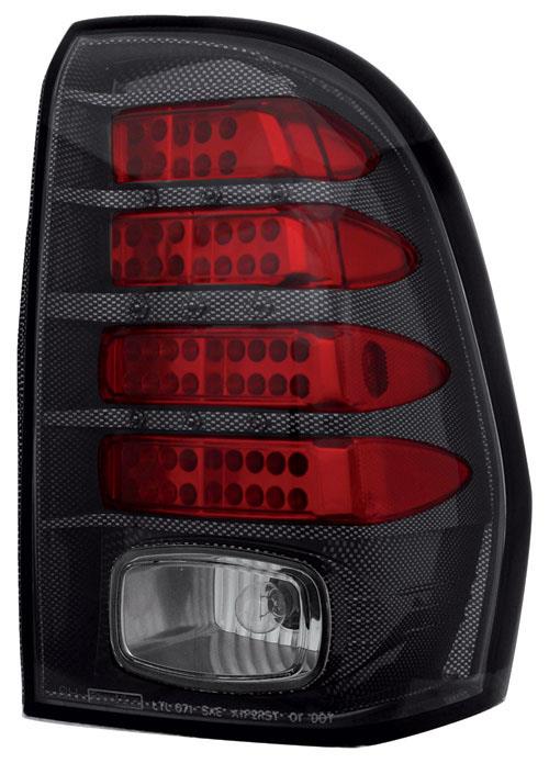 Taillights Clear / Carbonfiber Look Led