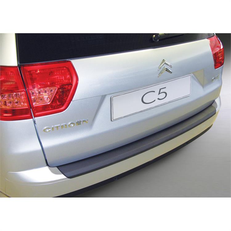 ABS Achterbumper beschermlijst passend voor Citroën C5 Tourer 2008-2017 Zwart