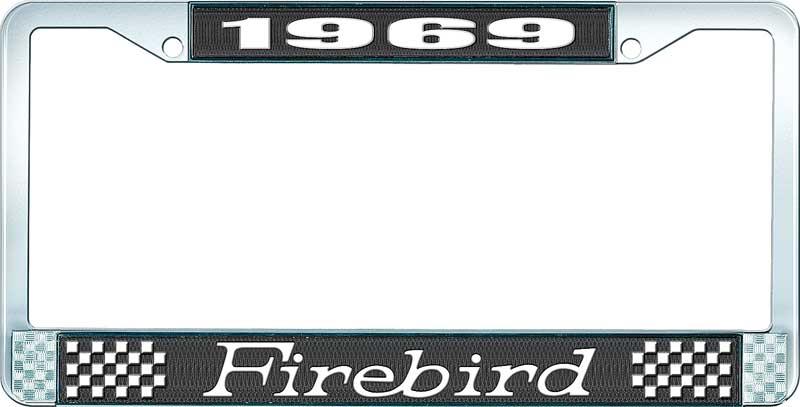 1969 FIREBIRD LICENSE PLATE FRAME - BLACK