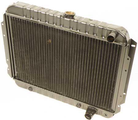 Radiator V8-409 W/O AC, WITH AUTO TRANS 4 ROW 17-1/2"" X 25-1/2"" X 2-5/8"