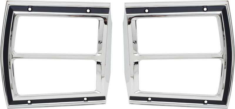 1969 DART TAIL LAMP BEZELS-PAIR