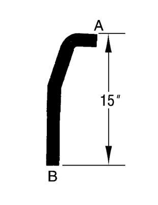 Curved Radiator Hose