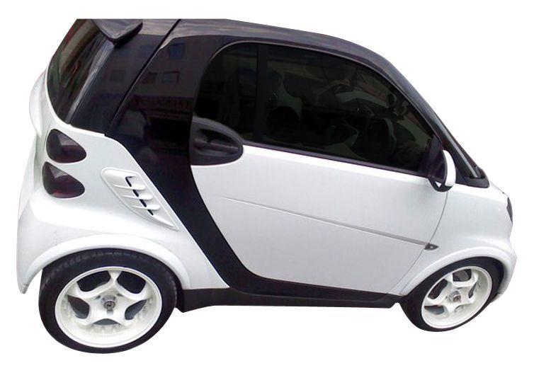 Spatbordverbreders passend voor MCC Smart ForTwo 4/2007- (4-delig) (ABS)