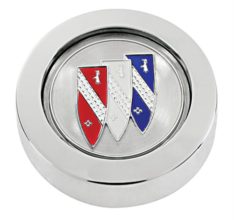 Center Cap, Wheel, 1971-72 Buick, "Tri-Shield"