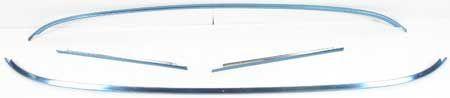 1962-67 CHEVY II / NOVA 2-DOOR HARDTOP WINDSHIELD MOLDINGS