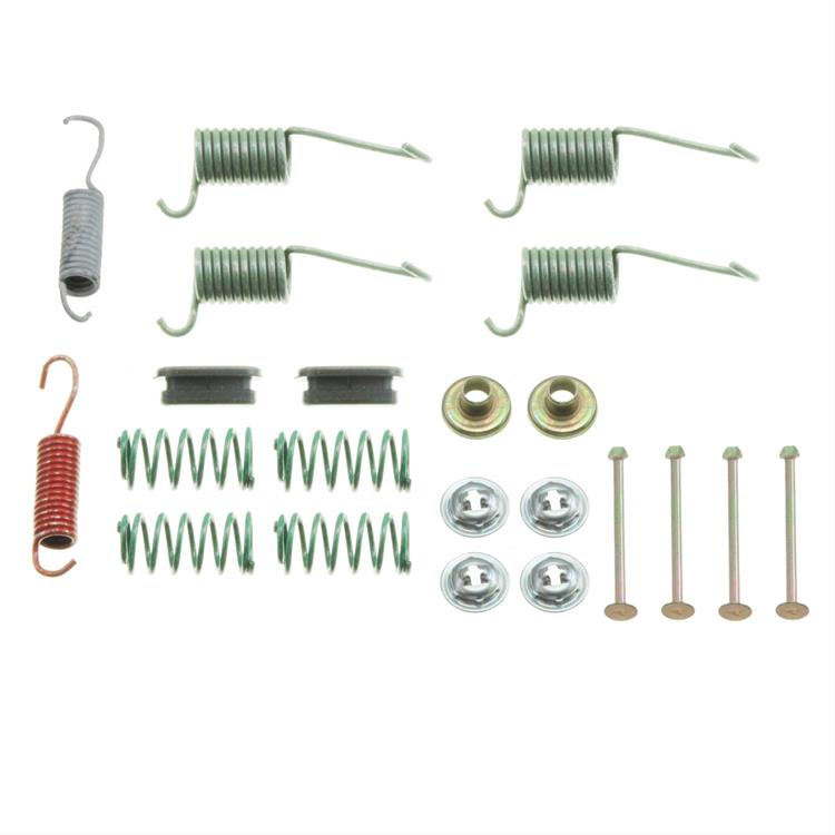 brake hardware kit, drum brakes, front