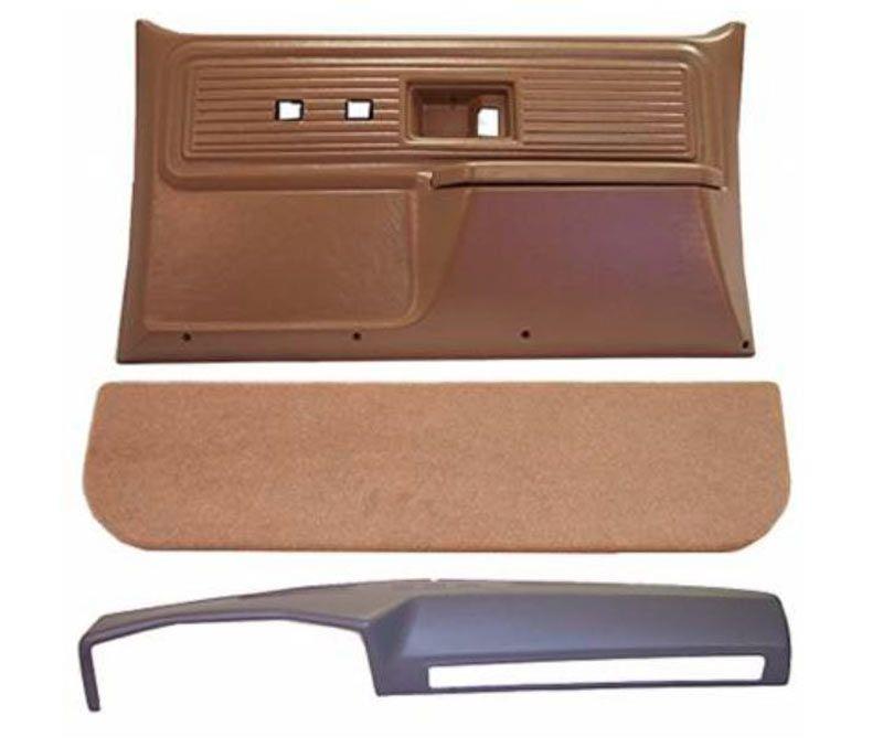 Dash Cover And Door Panels black