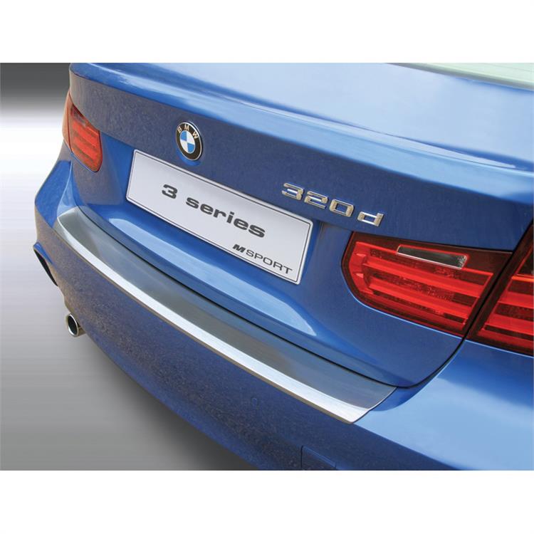 ABS Achterbumper beschermlijst BMW 3 Serie F30 sedan M-Sport 2012- 'Brushed Alu' Look