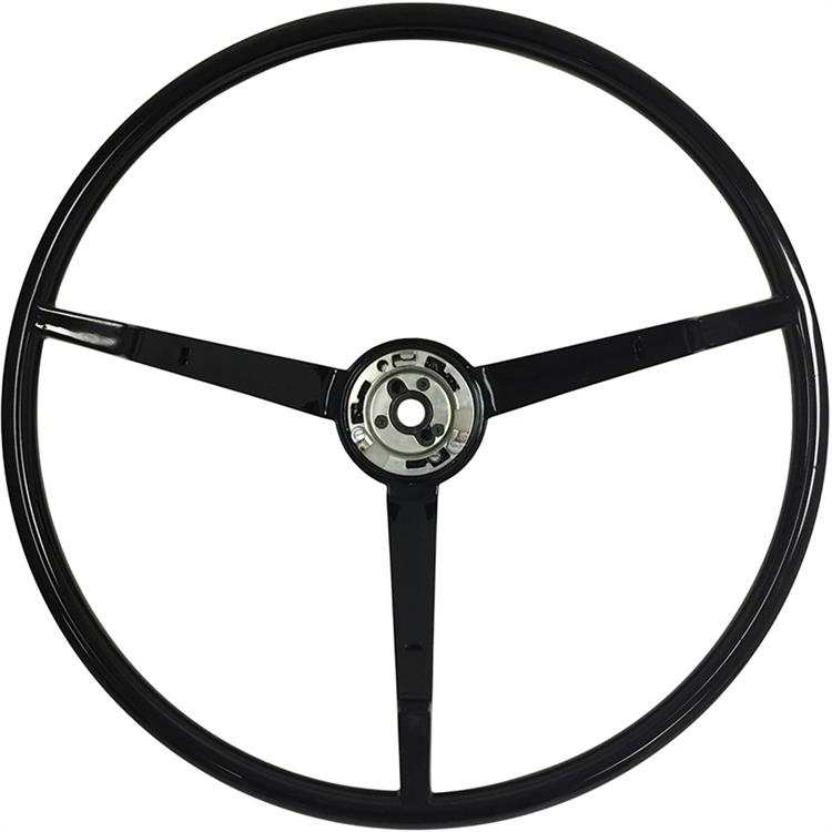 3-Spoke Steering Wheel	  15"	  Black